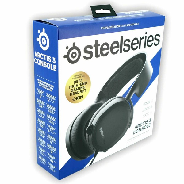 SteelSeries Arctis 3 Black for PS5 от  MegaStore.kg