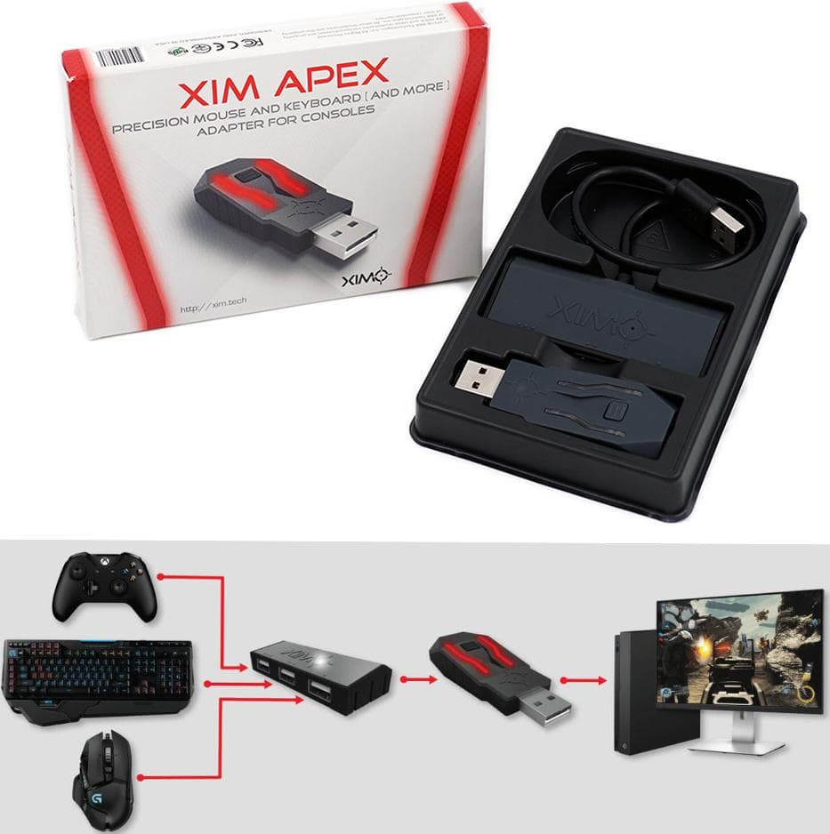 XIM APEX Keyboard and Mouse Adapter для PS4/XBOX One/PS3/XBOX 360 от  MegaStore.kg