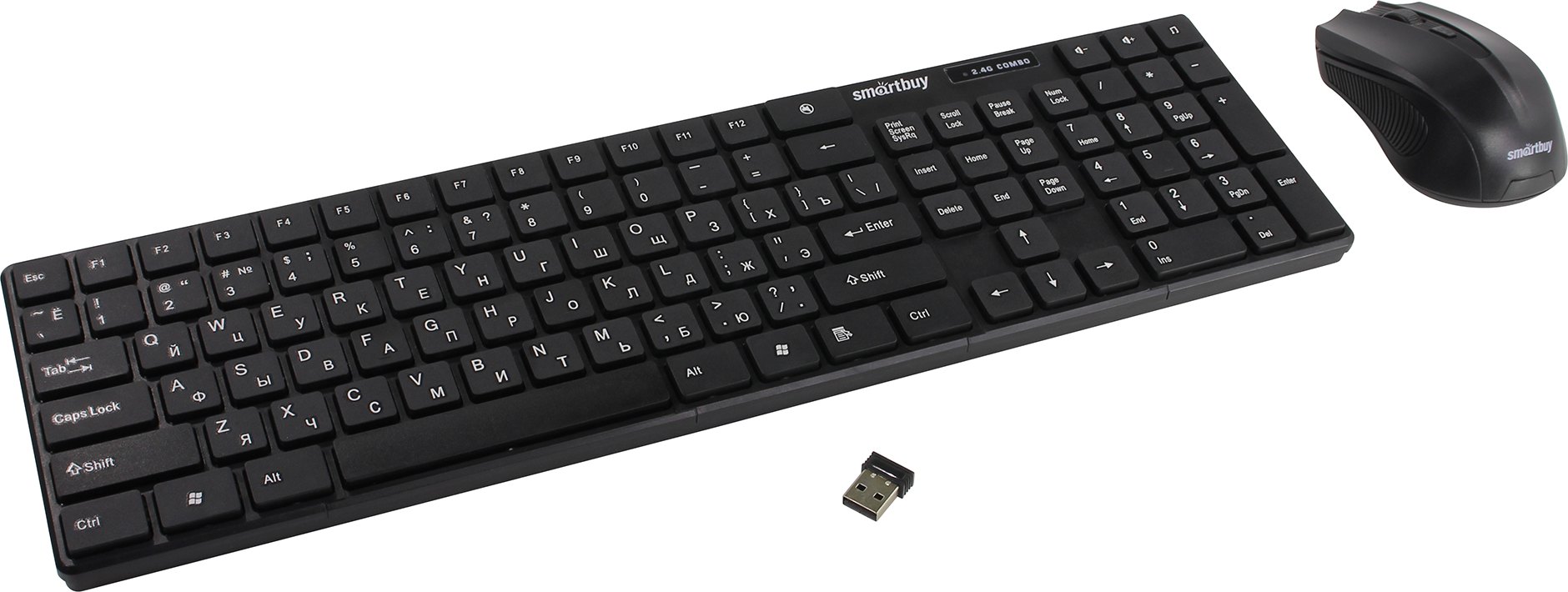 Комплект клавиатура+мышь Smartbuy ONE черный (SBC-229352AG-K)