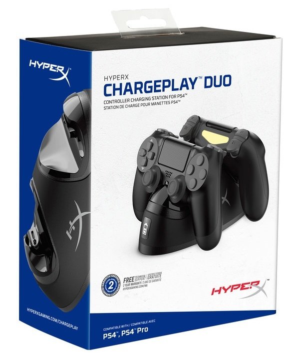 Станция зарядки контроллеров для PS4 HyperX ChargePlay Duo HX-CPDU-C от  MegaStore.kg