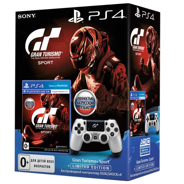Геймпад для консоли PS4 PlayStation 4 DualShock 4+Gran Turismo Sport Limited Edition от  MegaStore.kg