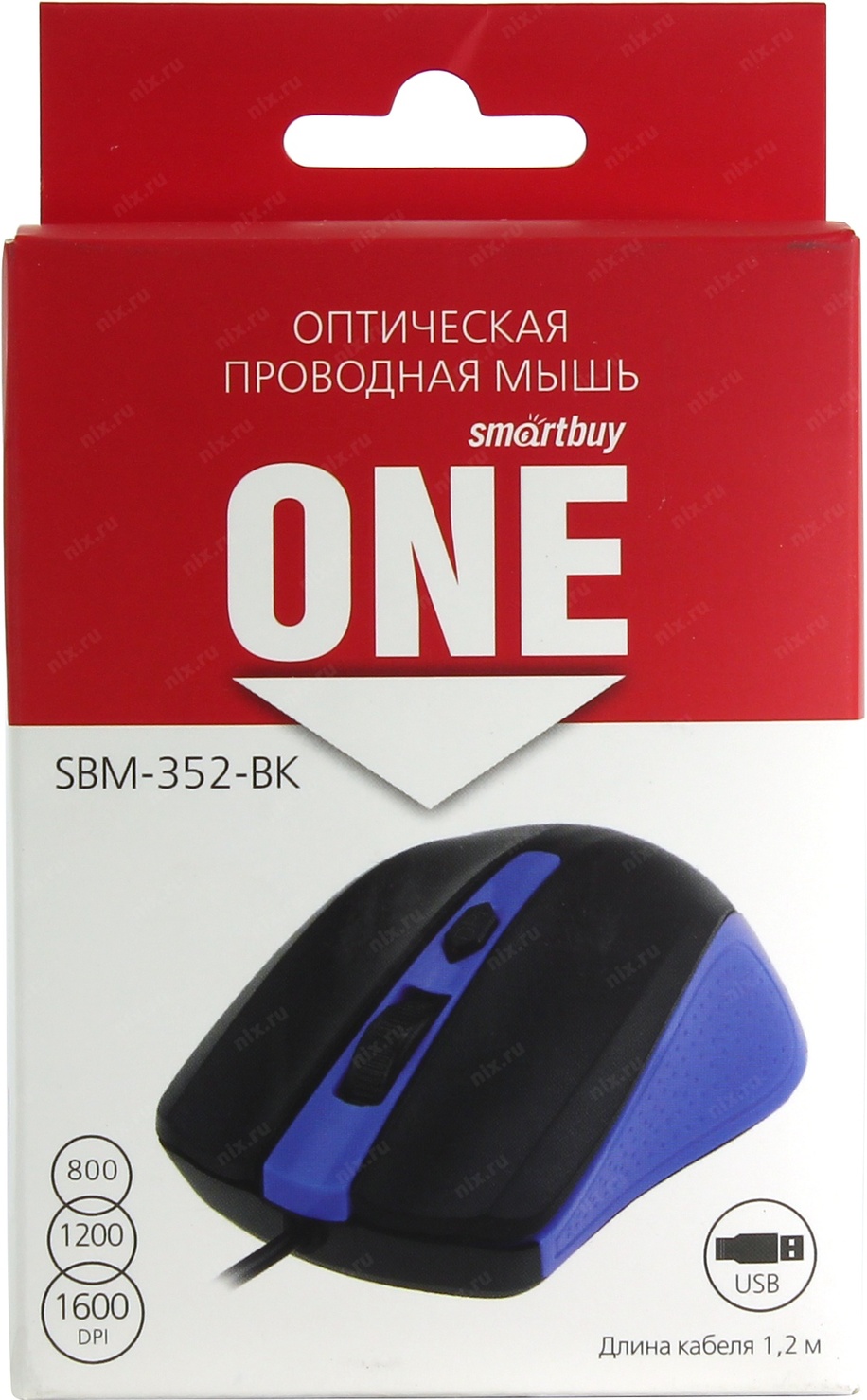 Мышь  Smartbuy ONE 352 (SBM-352-BK)