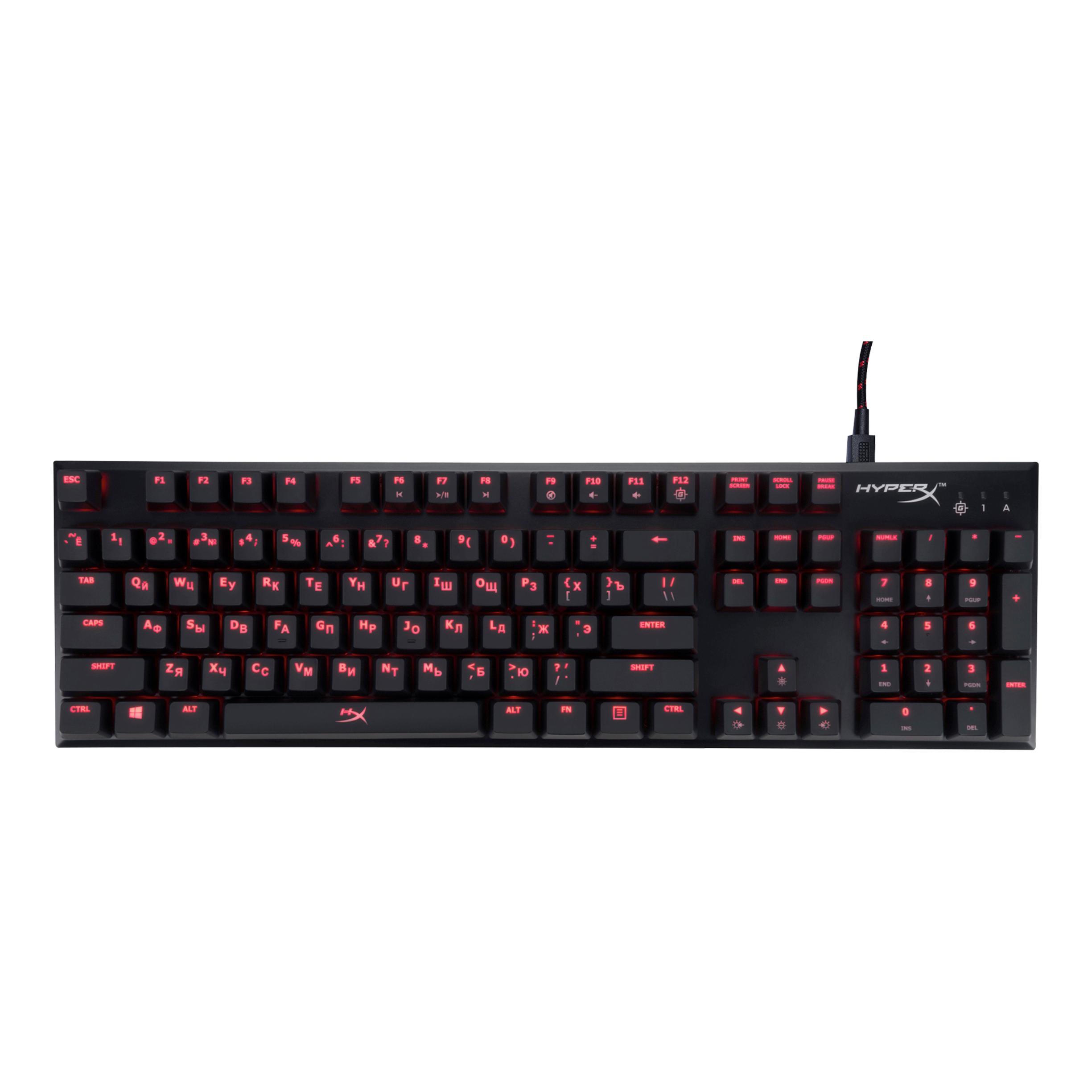 HyperX Alloy FPS Mechanical Gaming Keyboard, MX Red HX-KB1RD1-RU/A5