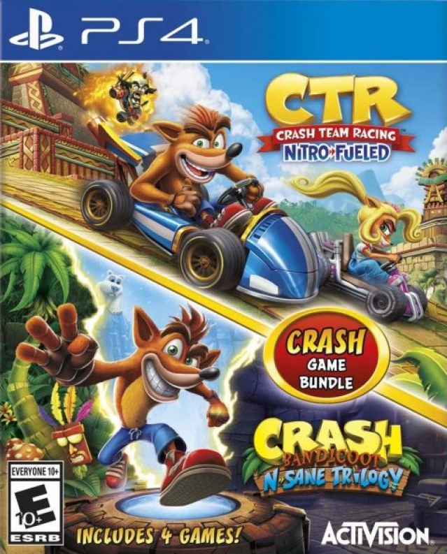 Crash Bandicoot - N. Sane Trilogy + CTR Nitro-Fueled набор (PS4, англ.версия) от  MegaStore.kg