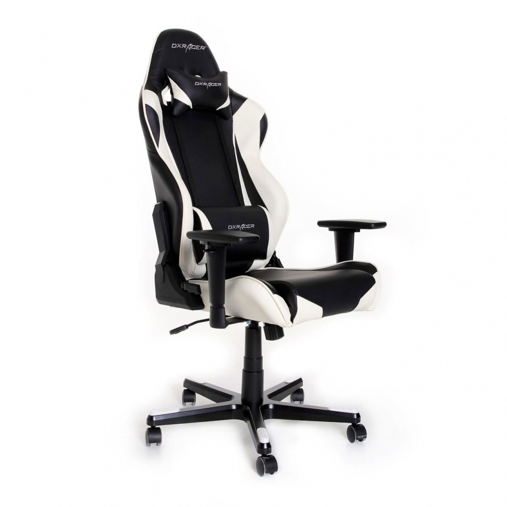Кресло для геймеров DXRacer OH/RE0/ NW(черно-белое)